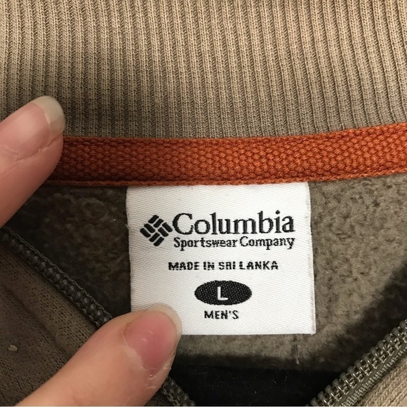 Columbia Full zip fleece size men’s large popover jacket - Picture 5 of 6